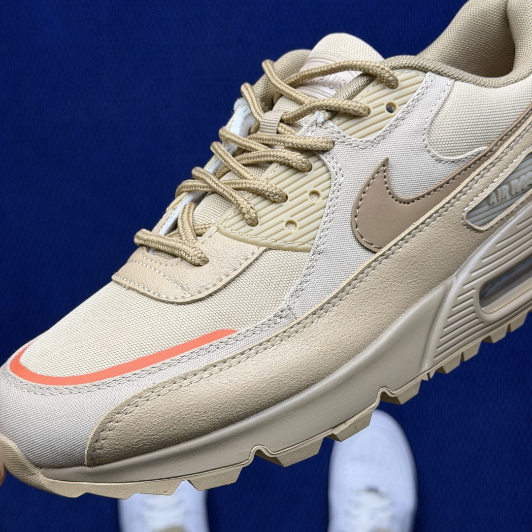 Nike Air Max 90 低帮气垫跑鞋max90 第18色:沙漠黄 货号：CQ7743-200尺码