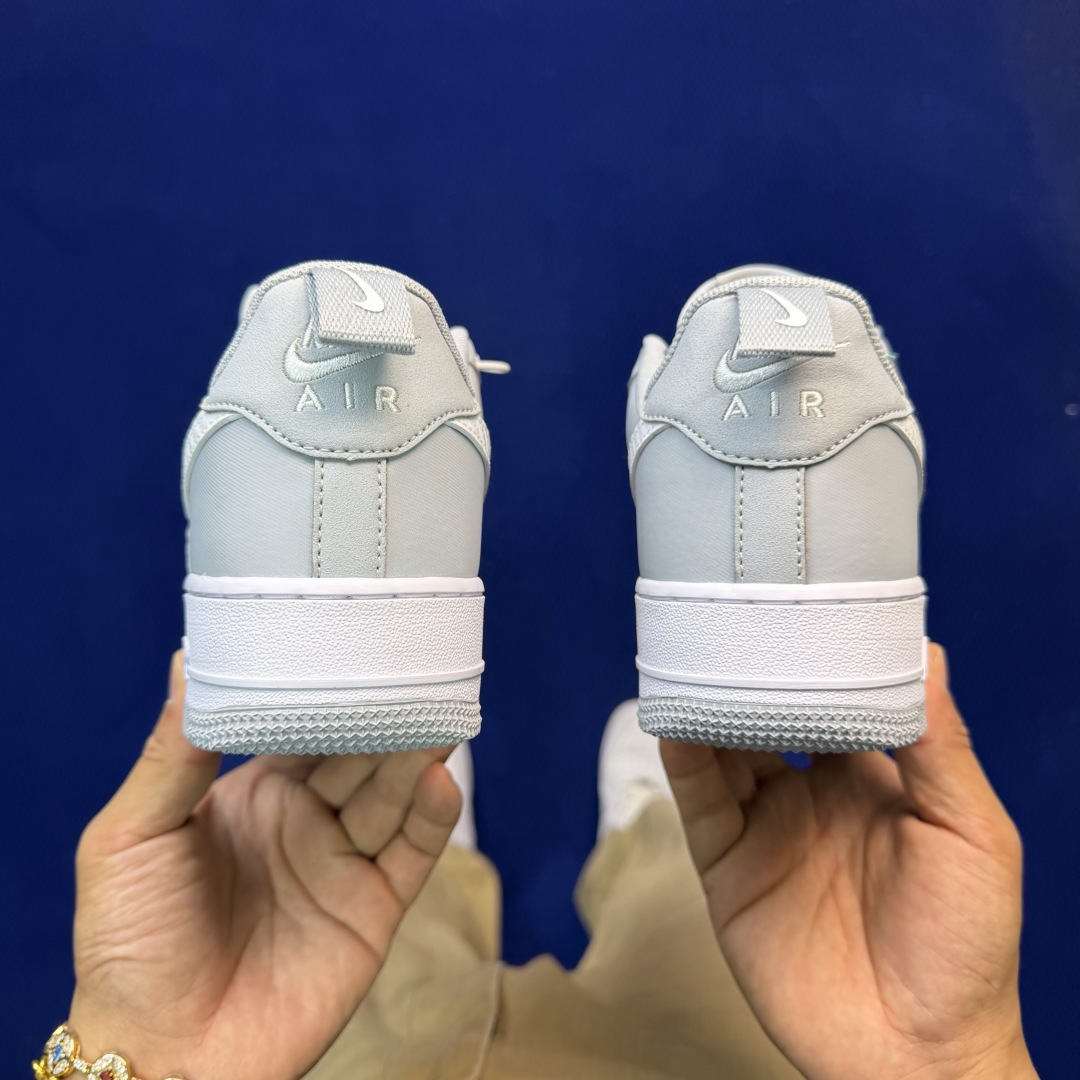 3A空军！第641色：灰白Nike Air Force 1 Low百分百原鞋开发！PT市场真正匠心空军！
