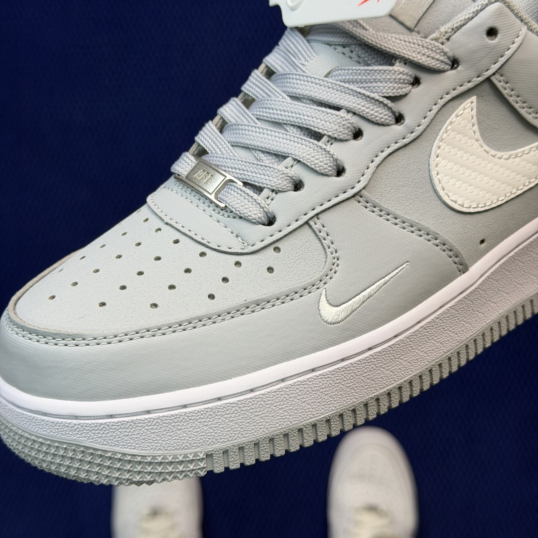 3A空军！第641色：灰白Nike Air Force 1 Low百分百原鞋开发！PT市场真正匠心空军！