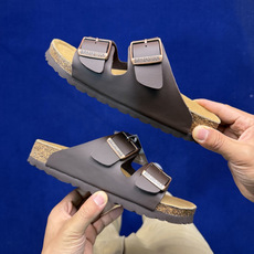勃肯/博肯 Birkenstock Arizona 潮流柔软 舒适 防磨一字拖鞋真正软木塞大底!鞋底带颗 勃肯/博肯 Birkenstock Arizona 潮流柔软 舒适 防磨一字拖鞋真正软木塞大底!鞋底带颗