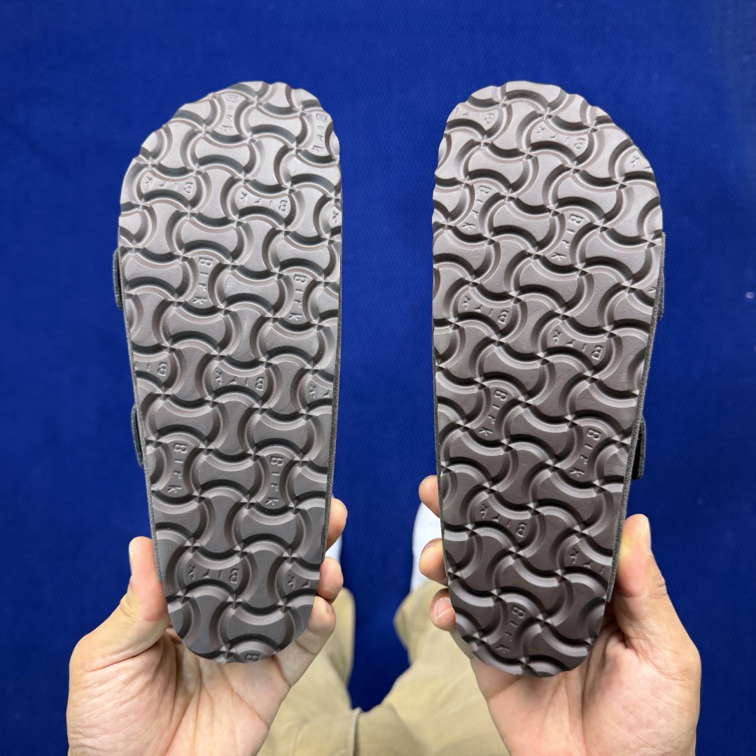 勃肯/博肯 Birkenstock Arizona 潮流柔软 舒适 防磨一字拖鞋真正软木塞大底！鞋底带颗