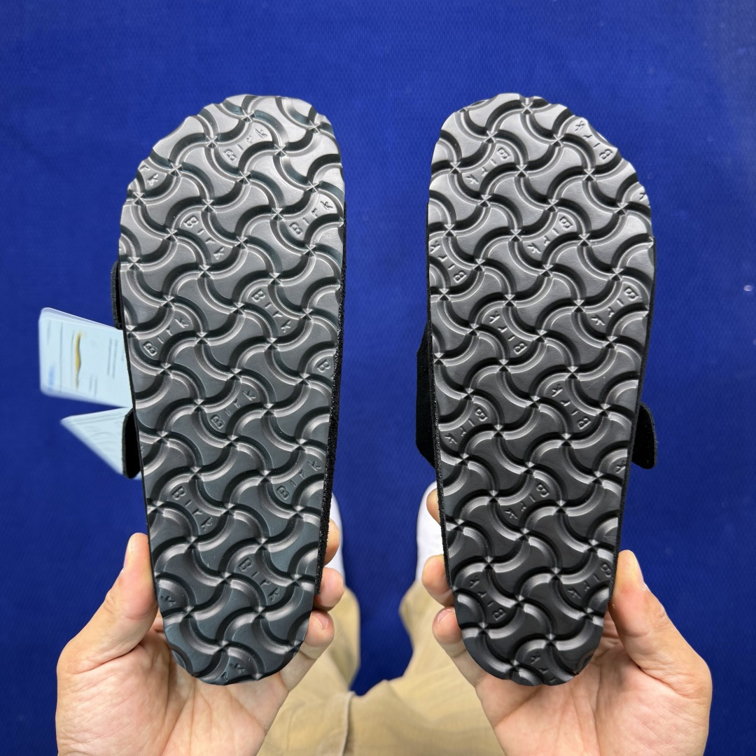 勃肯/博肯 Birkenstock Arizona 潮流柔软 舒适 防磨一字拖鞋真正软木塞大底！鞋底带颗