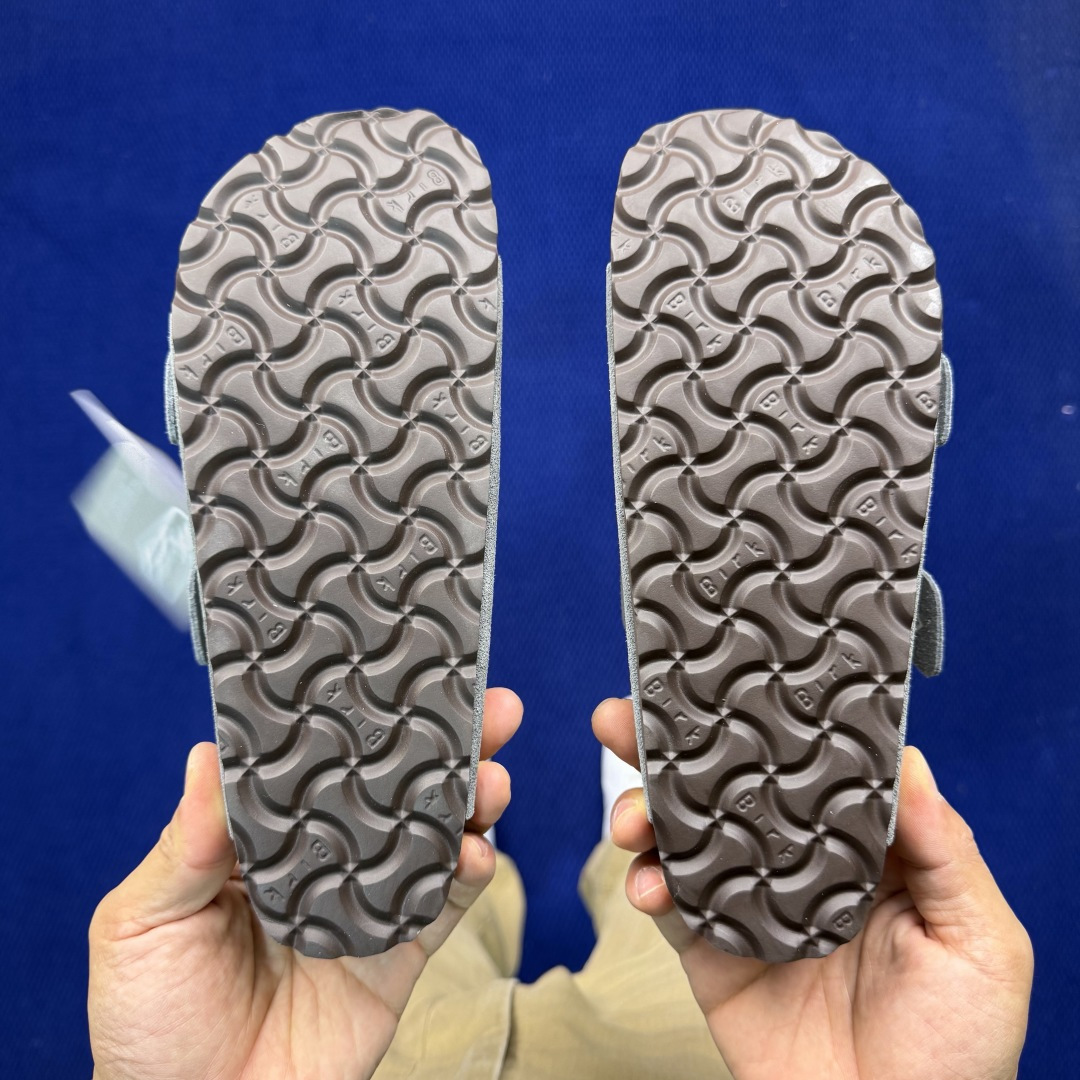 勃肯/博肯 Birkenstock Arizona 潮流柔软 舒适 防磨一字拖鞋真正软木塞大底！鞋底带颗