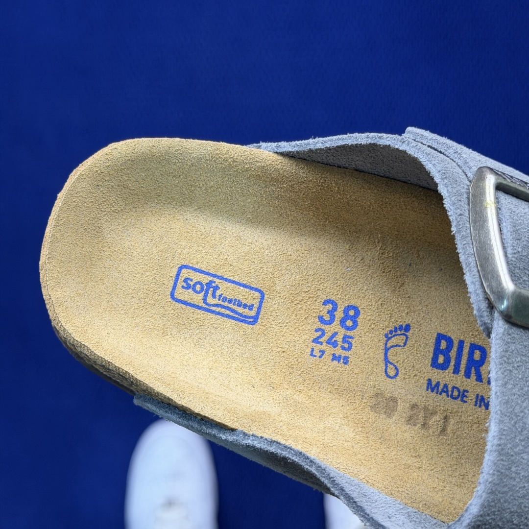 勃肯/博肯 Birkenstock Arizona 潮流柔软 舒适 防磨一字拖鞋真正软木塞大底！鞋底带颗