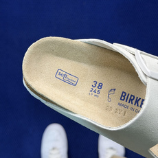 勃肯/博肯 Birkenstock Arizona 潮流柔软 舒适 防磨一字拖鞋真正软木塞大底!鞋底带颗 勃肯/博肯 Birkenstock Arizona 潮流柔软 舒适 防磨一字拖鞋真正软木塞大底!鞋底带颗