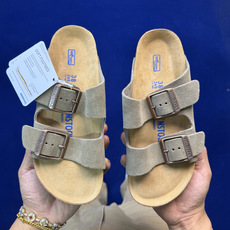 勃肯/博肯 Birkenstock Arizona 潮流柔软 舒适 防磨一字拖鞋真正软木塞大底!鞋底带颗 勃肯/博肯 Birkenstock Arizona 潮流柔软 舒适 防磨一字拖鞋真正软木塞大底!鞋底带颗
