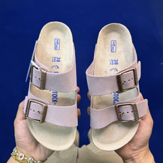 勃肯/博肯 Birkenstock Arizona 潮流柔软 舒适 防磨一字拖鞋真正软木塞大底!鞋底带颗 勃肯/博肯 Birkenstock Arizona 潮流柔软 舒适 防磨一字拖鞋真正软木塞大底!鞋底带颗