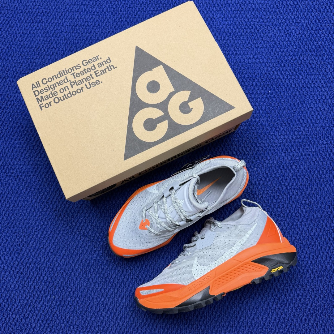 Nike ACG Zegama 越野跑鞋 第10色:灰橘货号：HV8113-100尺码：36-45带半码