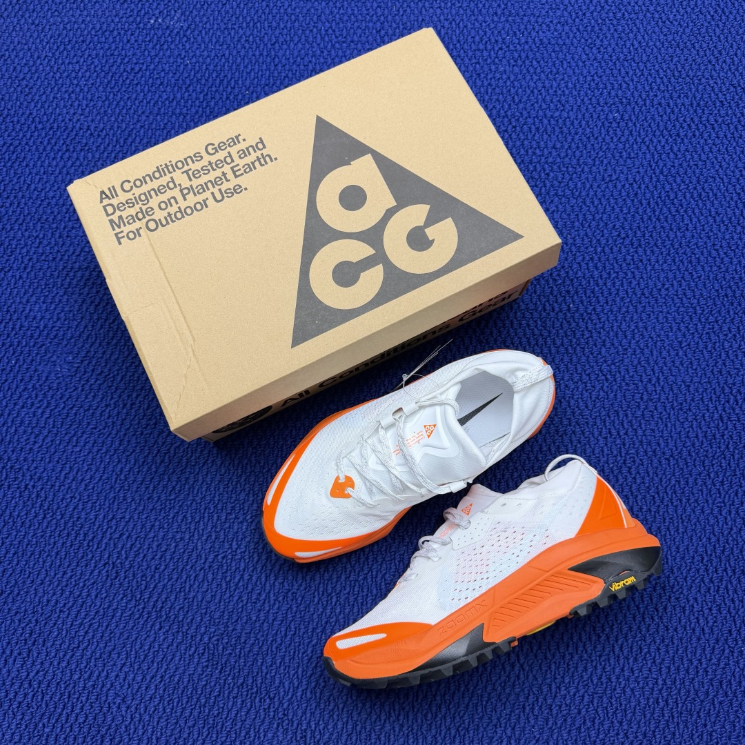 Nike ACG Zegama 越野跑鞋 第11色:白橘货号：HV8113-012尺码：36-45带半码