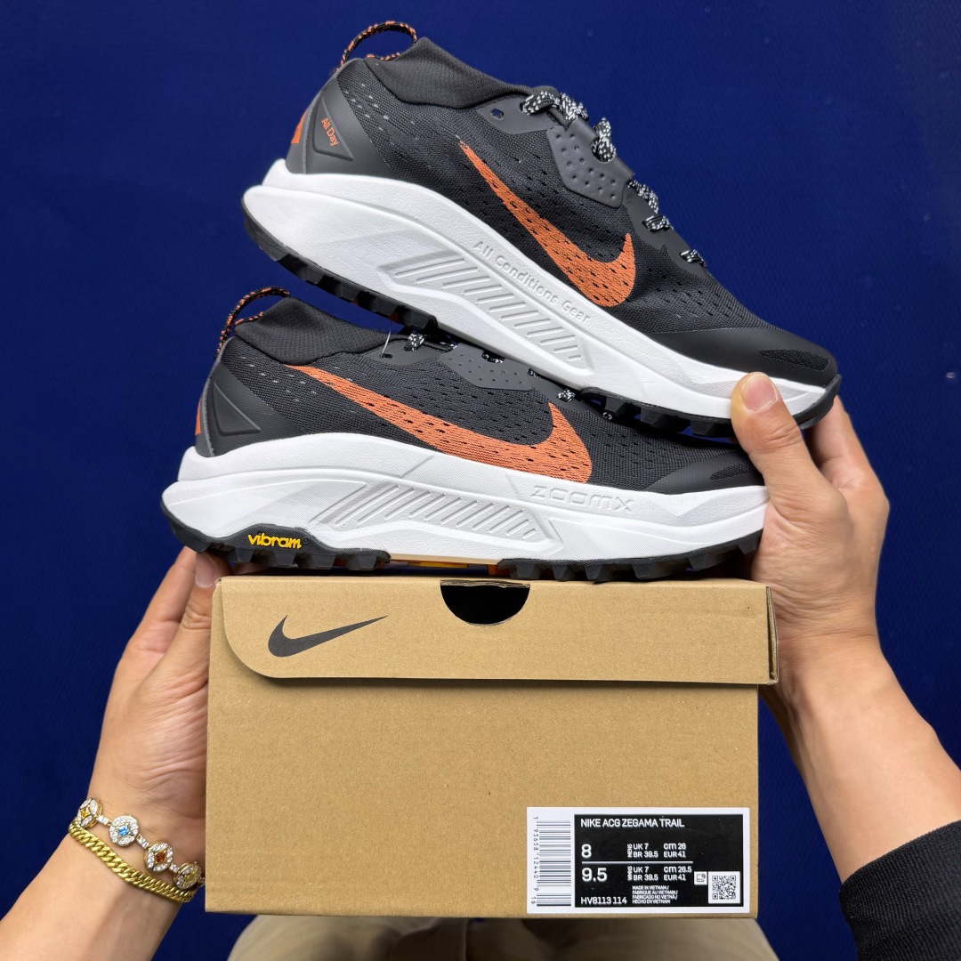 Nike ACG Zegama 越野跑鞋 第14色:黑橘货号：HV8113-114尺码：36-45带半码