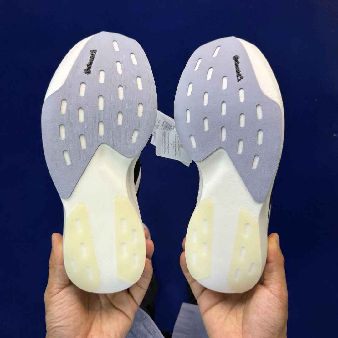 新版 AD Adizero Evo SL 阿迪达斯马拉松跑步鞋轻量Q弹缓震跑鞋新体验！第34色:白黑货号