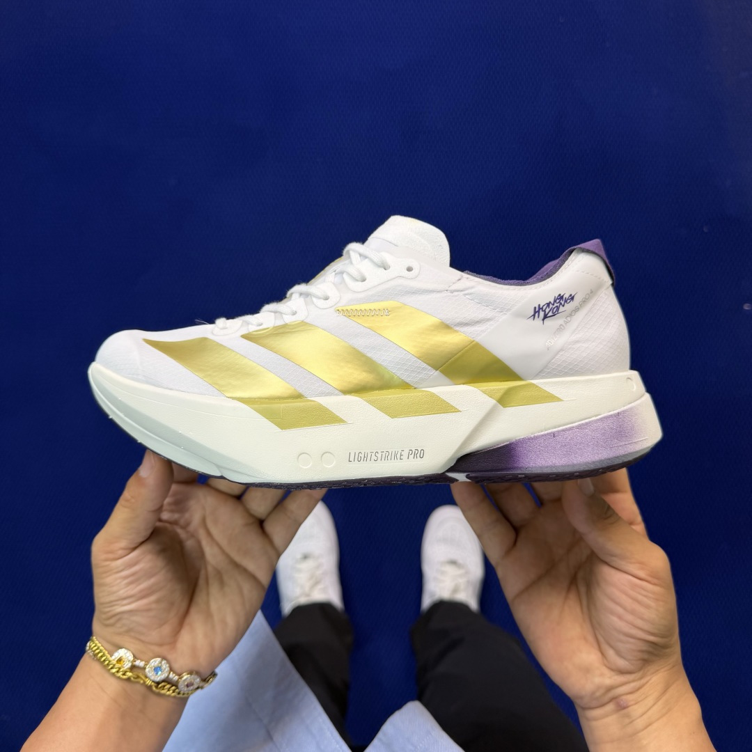 纯原真碳棒！adidas Adizero Adios Pro 4 阿迪达斯马拉松跑步鞋 第15色:香港配