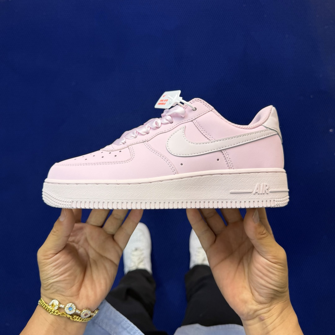 3A空军！第641色：浅粉Nike Air Force 1 Low百分百原鞋开发！PT市场真正匠心空军！