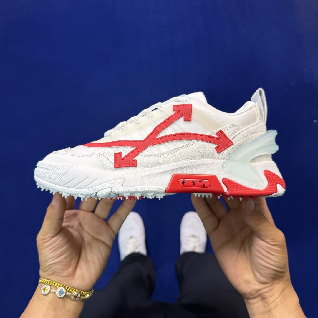 OW解构跑步鞋 OFF-WHITE ODSY -2000老爹风高端产物 原鞋购入 细节拉满①由全新磨具5