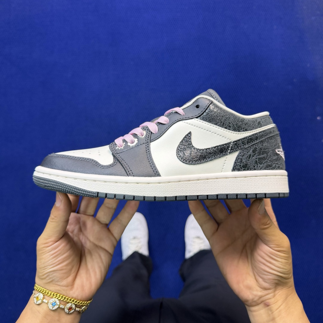 AJ1Low低帮：煤黑帆白市售最强低帮 天花板品质！市面唯一正确版本 全鞋正品原材料II0595-001