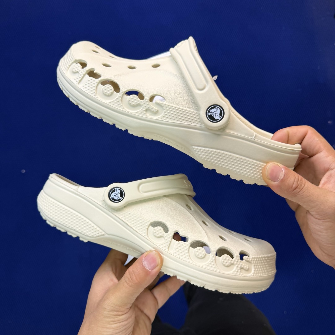 Crocs卡骆驰 洞洞鞋 贝雅经典6色！骨白原厂数据复模，双层注塑尺码：M4-M10 / 36-44M3