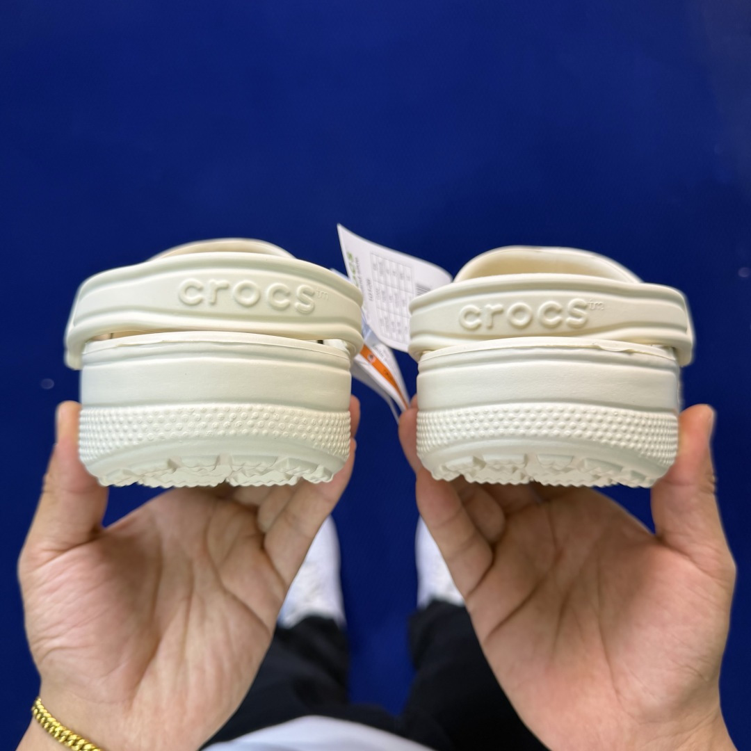 Crocs卡骆驰 洞洞鞋 贝雅经典6色！骨白原厂数据复模，双层注塑尺码：M4-M10 / 36-44M3