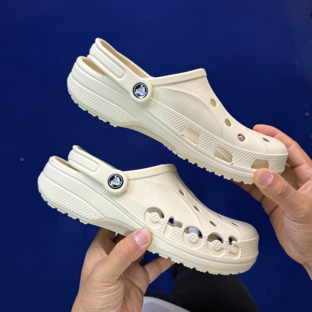 Crocs卡骆驰 洞洞鞋 贝雅经典6色！骨白原厂数据复模，双层注塑尺码：M4-M10 / 36-44M3