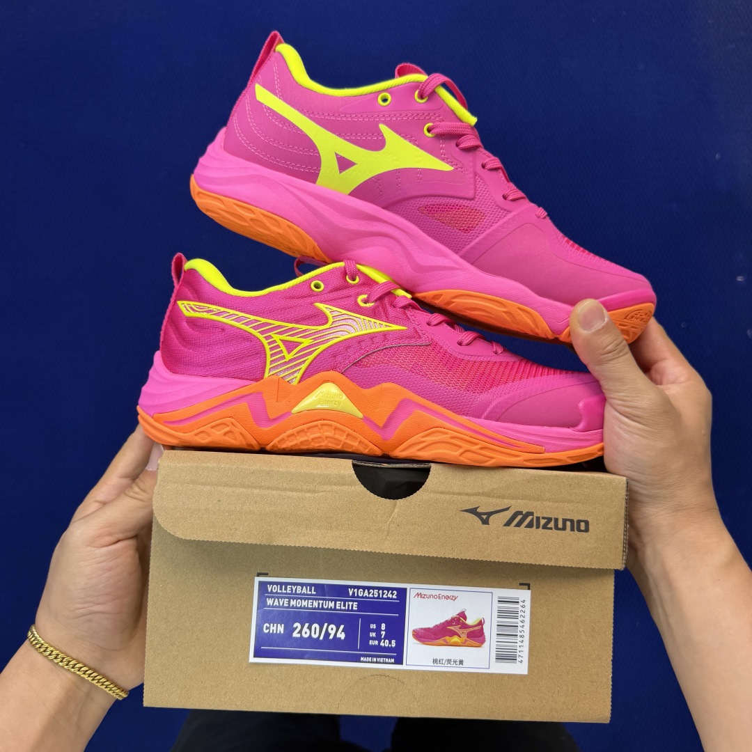 外贸爆款 美津侬训练鞋 第11色！Mizuno WAVE MOMENTUM ELITE 低帮 训练鞋货号