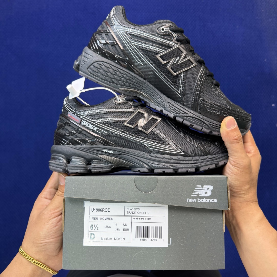 C版新百伦！nb1906 第113色:金标P棉机能黑银纯原大厂出品，品质优价格合理，降维打击‼️尺码36