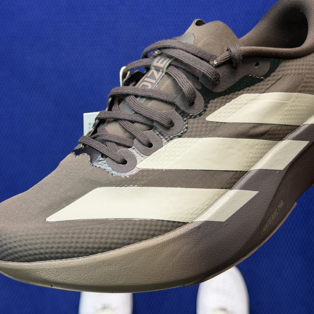新版 AD Adizero Evo SL 阿迪达斯马拉松跑步鞋轻量Q弹缓震跑鞋新体验！第37色:褐色货号