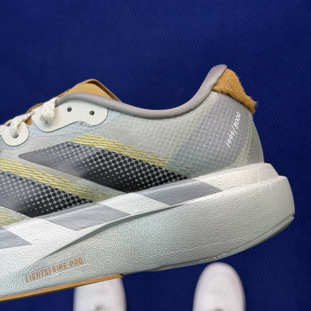 新版 AD Adizero Evo SL 阿迪达斯马拉松跑步鞋轻量Q弹缓震跑鞋新体验！第38色:CNY马