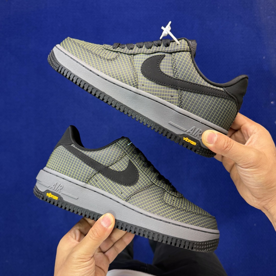 3A空军！第645色：V底GTX防水机能灰黑Nike Air Force 1 Low百分百原鞋开发！PT