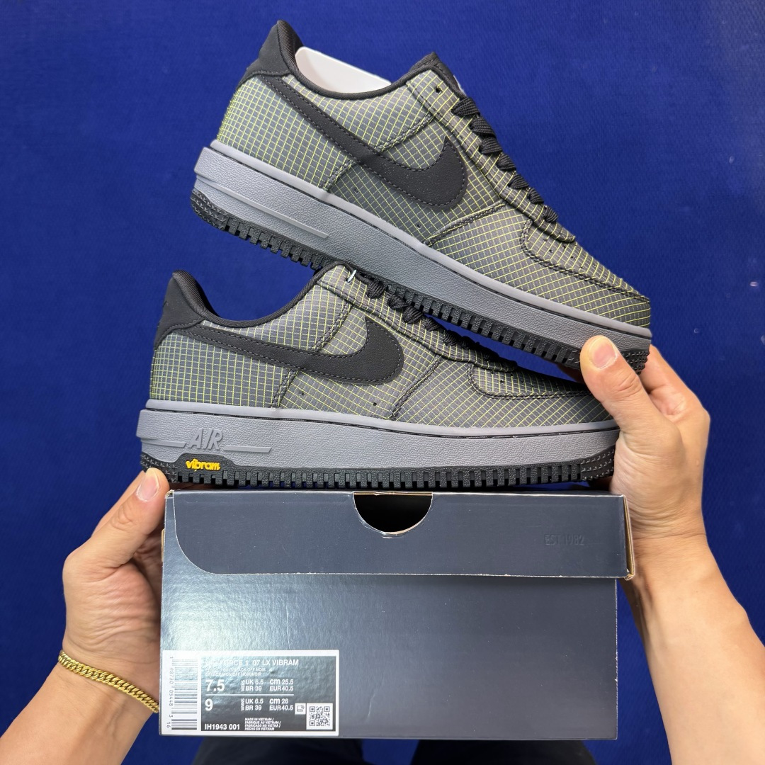 3A空军！第645色：V底GTX防水机能灰黑Nike Air Force 1 Low百分百原鞋开发！PT