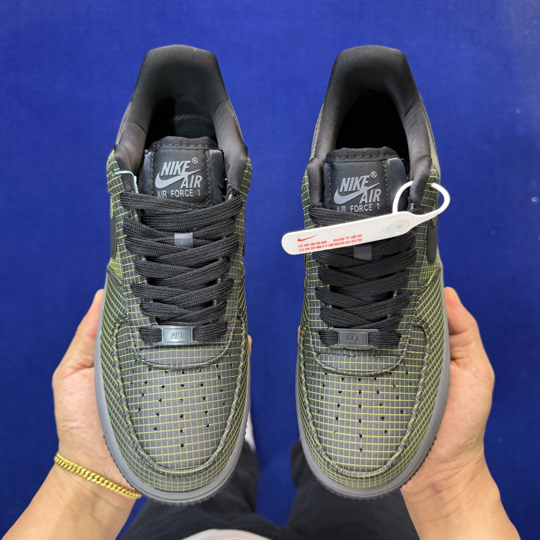 3A空军！第645色：V底GTX防水机能灰黑Nike Air Force 1 Low百分百原鞋开发！PT