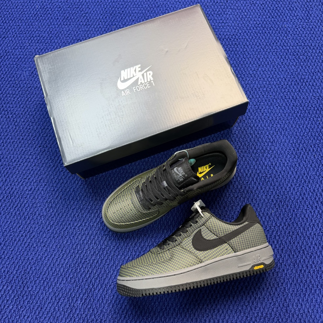 3A空军！第645色：V底GTX防水机能灰黑Nike Air Force 1 Low百分百原鞋开发！PT
