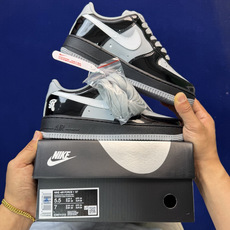 3A空军!第646色:Central Cee 联名漆皮黑白灰Nike Air Force 1 Low百分 3A空军!第646色:Central Cee 联名漆皮黑白灰Nike Air Force 1 Low百分