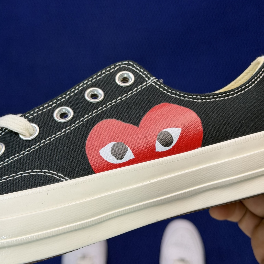 虎扑版‼️匡威川久保玲黑色低帮！CConverse 匡威 Chuck 70 1970S 帆布休闲板鞋行业
