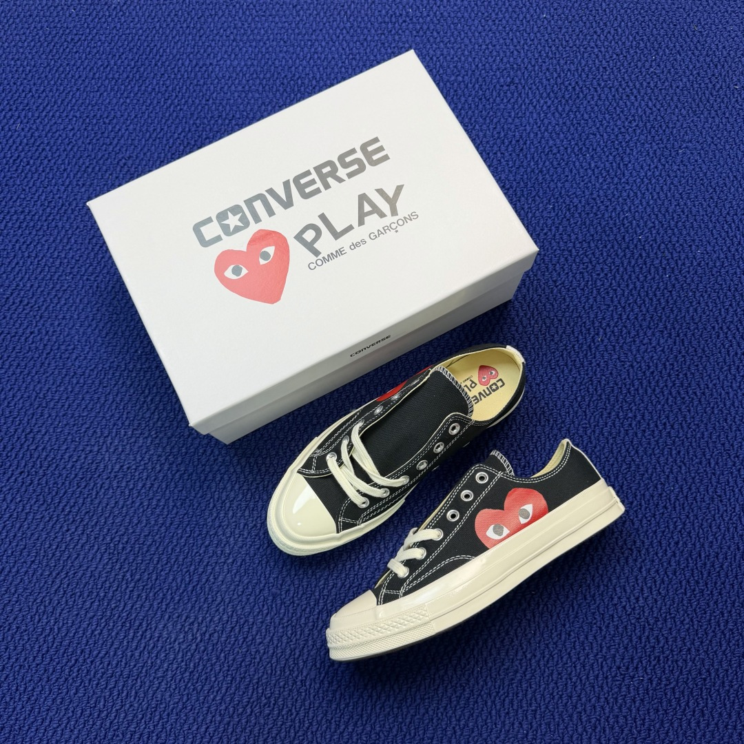 虎扑版‼️匡威川久保玲黑色低帮！CConverse 匡威 Chuck 70 1970S 帆布休闲板鞋行业