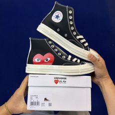 虎扑版‼️匡威川久保玲黑色高帮CConverse 匡威 Chuck 70 1970S 帆布休闲板鞋行业一 虎扑版‼️匡威川久保玲黑色高帮CConverse 匡威 Chuck 70 1970S 帆布休闲板鞋行业一
