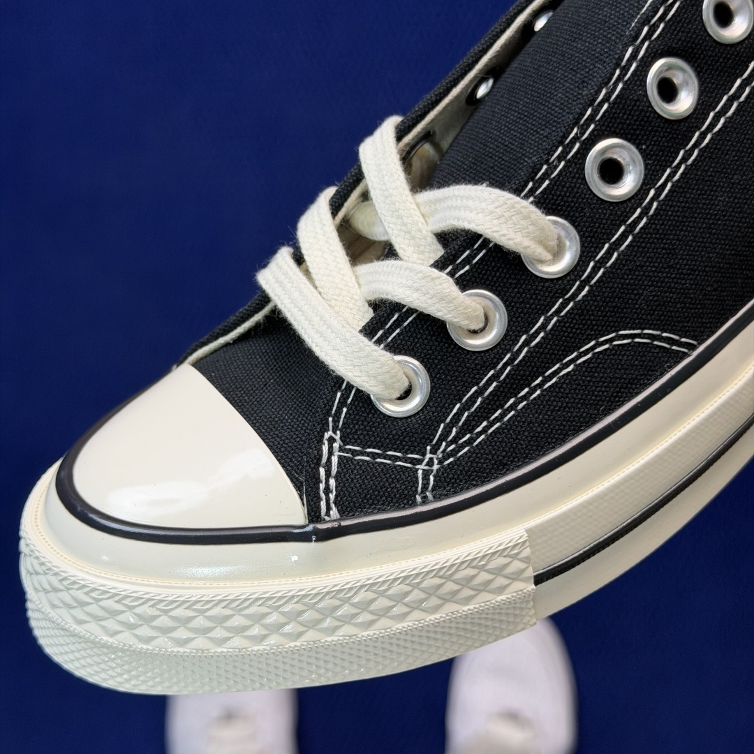 虎扑版‼️匡威黑色低帮！CConverse 匡威 Chuck 70 1970S 帆布休闲板鞋行业一线头部