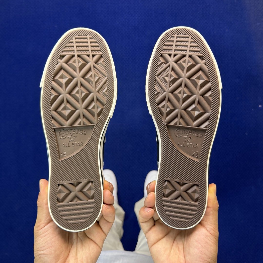 虎扑版‼️匡威黑色低帮！CConverse 匡威 Chuck 70 1970S 帆布休闲板鞋行业一线头部