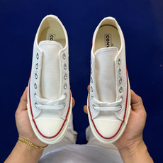 虎扑版‼️匡威白色低帮!CConverse 匡威 Chuck 70 1970S 帆布休闲板鞋行业一线头部 虎扑版‼️匡威白色低帮!CConverse 匡威 Chuck 70 1970S 帆布休闲板鞋行业一线头部