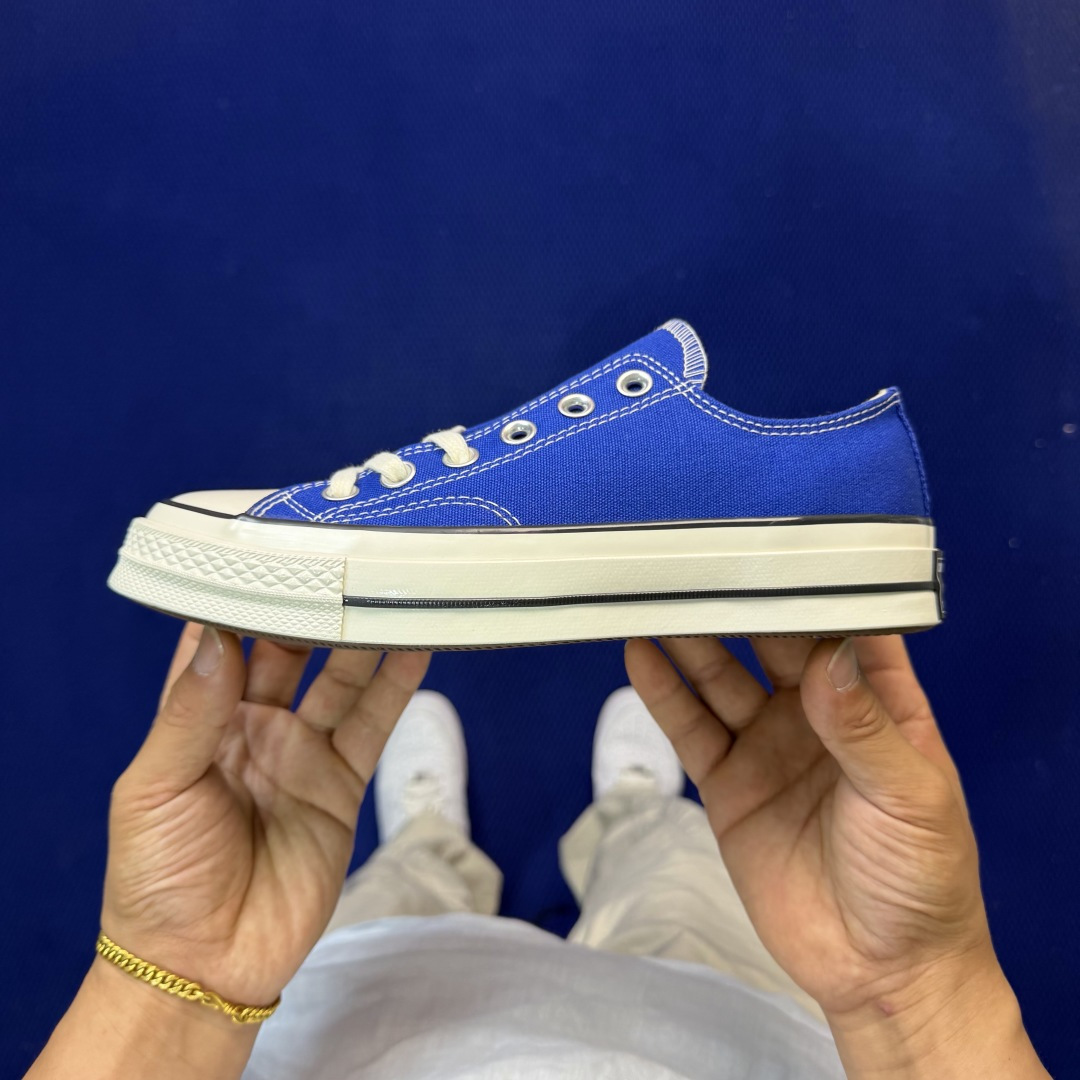 虎扑版‼️匡威宝蓝低帮！CConverse 匡威 Chuck 70 1970S 帆布休闲板鞋行业一线头部