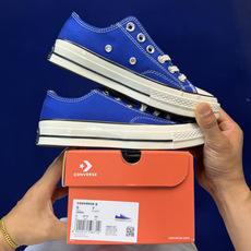 虎扑版‼️匡威宝蓝低帮!CConverse 匡威 Chuck 70 1970S 帆布休闲板鞋行业一线头部 虎扑版‼️匡威宝蓝低帮!CConverse 匡威 Chuck 70 1970S 帆布休闲板鞋行业一线头部