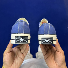 虎扑版‼️匡威海军蓝低帮!CConverse 匡威 Chuck 70 1970S 帆布休闲板鞋行业一线头 虎扑版‼️匡威海军蓝低帮!CConverse 匡威 Chuck 70 1970S 帆布休闲板鞋行业一线头