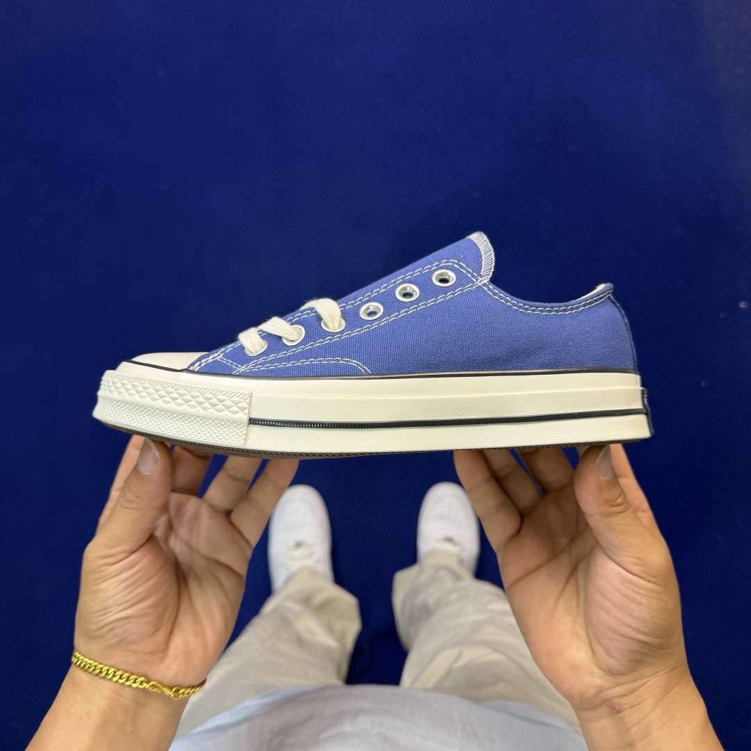 虎扑版‼️匡威海军蓝低帮！CConverse 匡威 Chuck 70 1970S 帆布休闲板鞋行业一线头