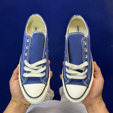 虎扑版‼️匡威海军蓝低帮!CConverse 匡威 Chuck 70 1970S 帆布休闲板鞋行业一线头 虎扑版‼️匡威海军蓝低帮!CConverse 匡威 Chuck 70 1970S 帆布休闲板鞋行业一线头