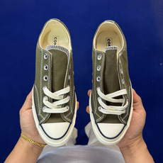 虎扑版‼️匡威军绿低帮!CConverse 匡威 Chuck 70 1970S 帆布休闲板鞋行业一线头部 虎扑版‼️匡威军绿低帮!CConverse 匡威 Chuck 70 1970S 帆布休闲板鞋行业一线头部