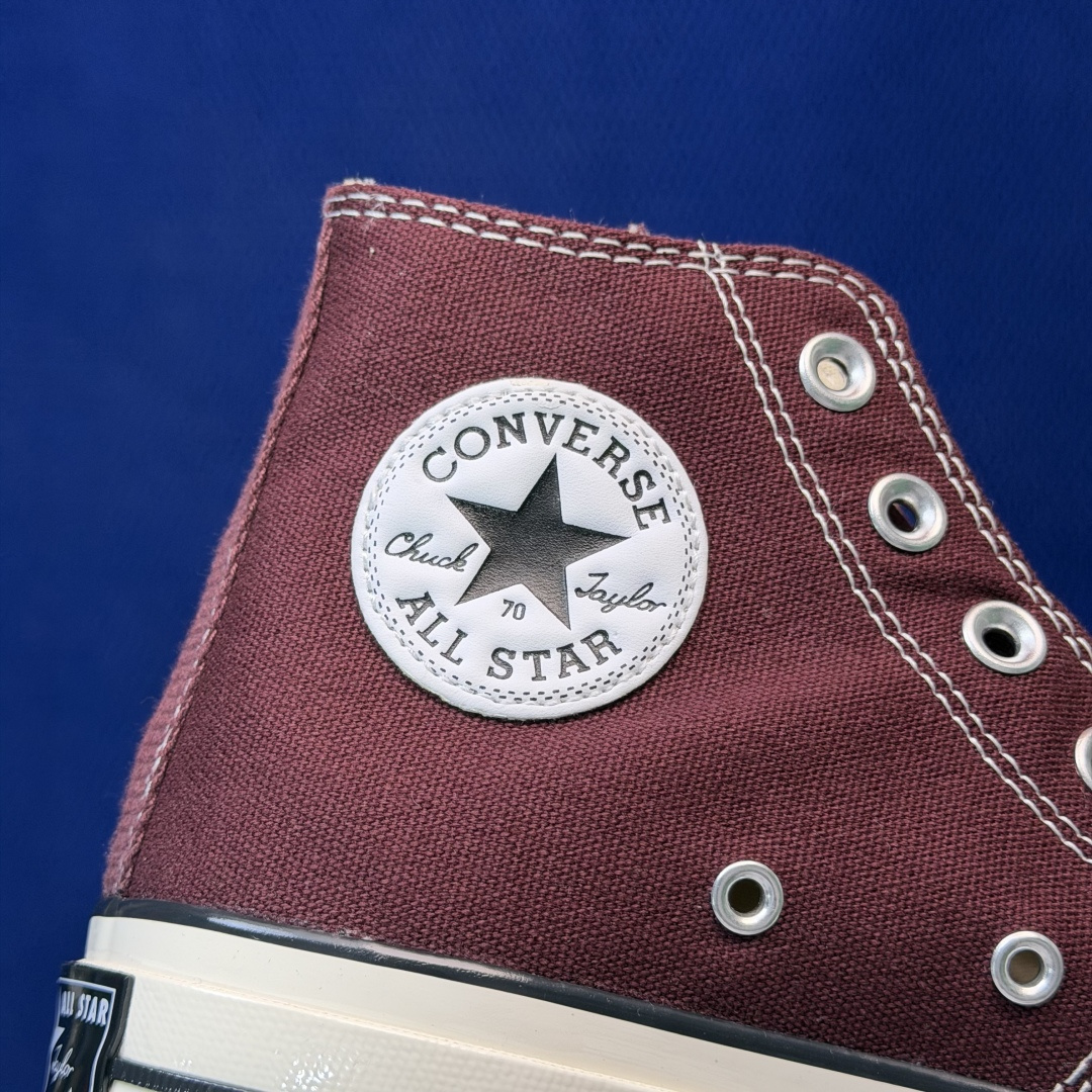 虎扑版‼️匡威酒红高帮！CConverse 匡威 Chuck 70 1970S 帆布休闲板鞋行业一线头部