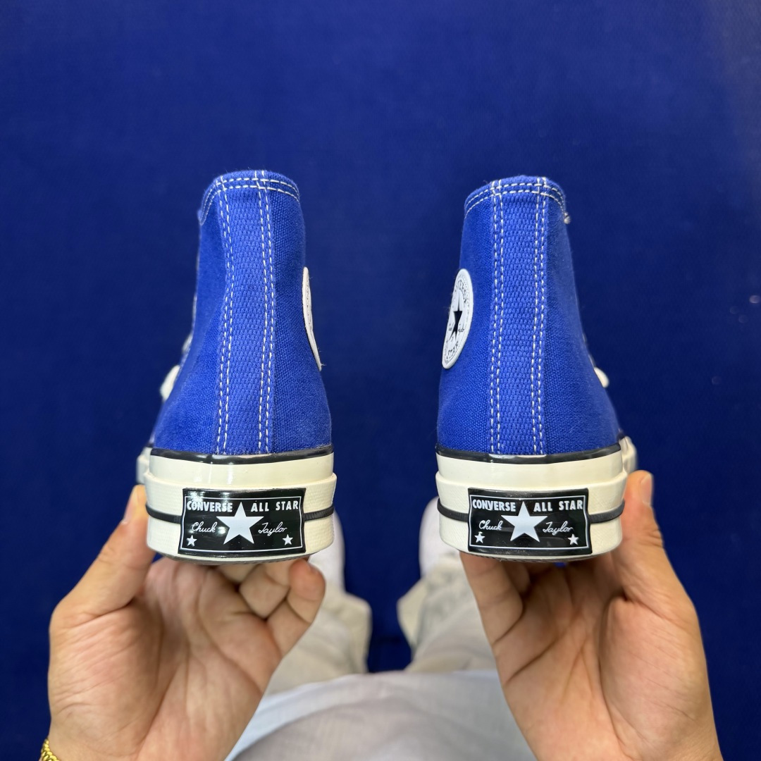 虎扑版‼️匡威宝蓝高帮！CConverse 匡威 Chuck 70 1970S 帆布休闲板鞋行业一线头部