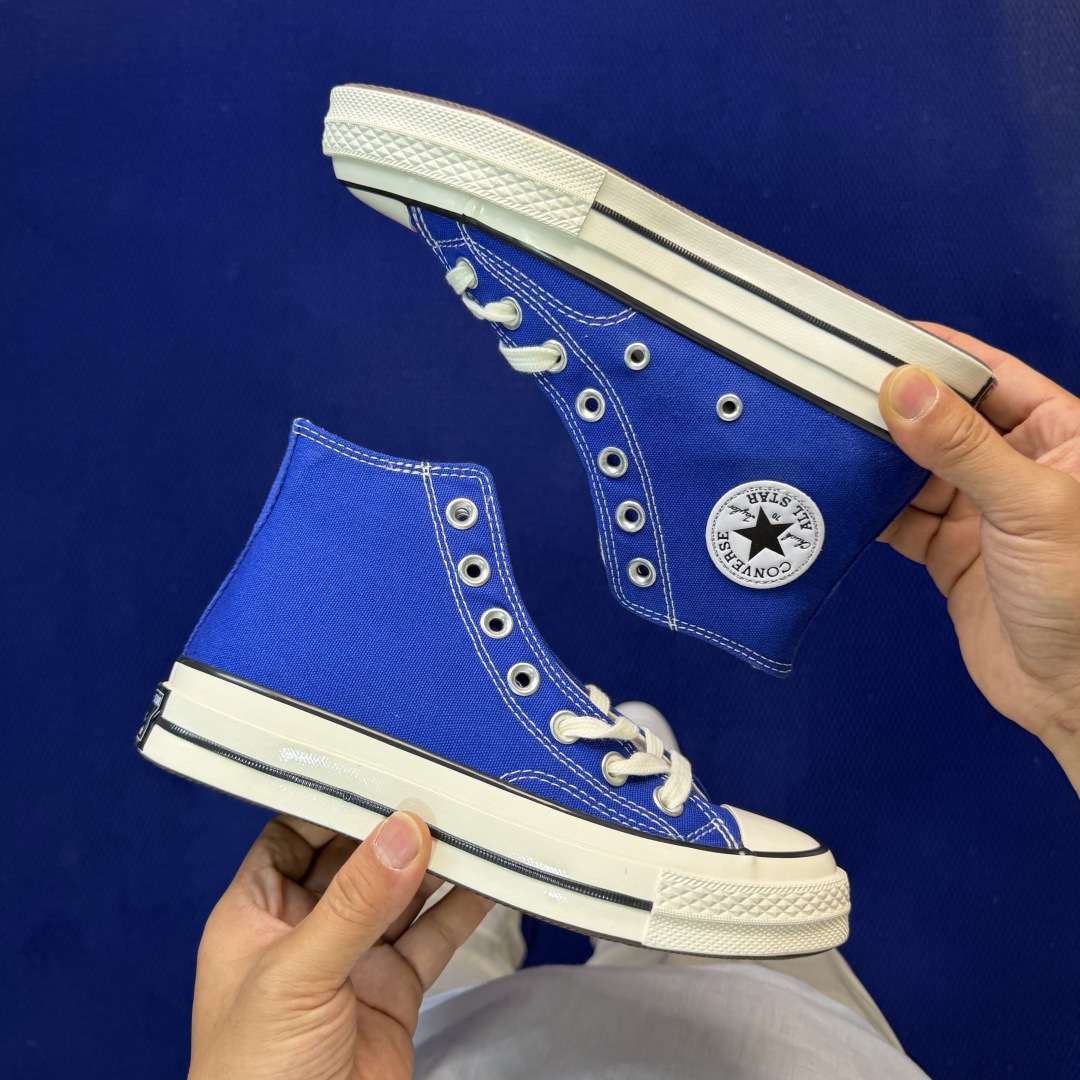 虎扑版‼️匡威宝蓝高帮！CConverse 匡威 Chuck 70 1970S 帆布休闲板鞋行业一线头部