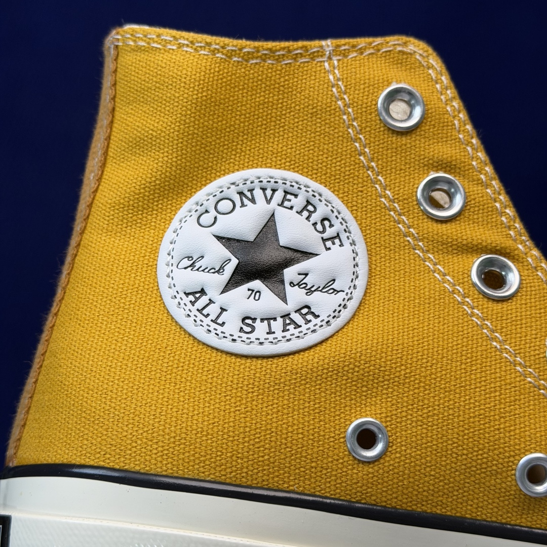 虎扑版‼️匡威黄色高帮！CConverse 匡威 Chuck 70 1970S 帆布休闲板鞋行业一线头部