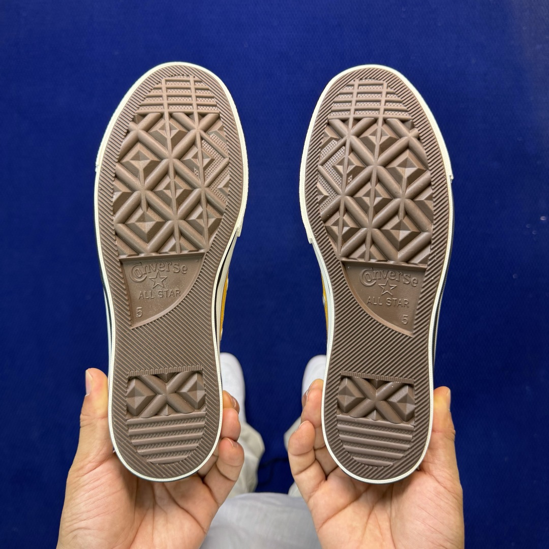 虎扑版‼️匡威黄色高帮！CConverse 匡威 Chuck 70 1970S 帆布休闲板鞋行业一线头部