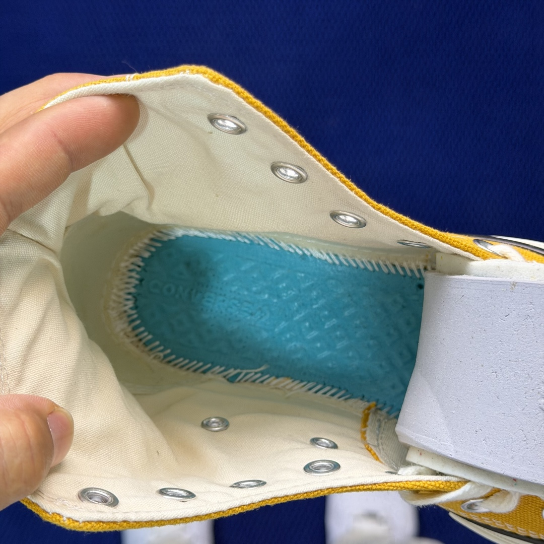 虎扑版‼️匡威黄色高帮！CConverse 匡威 Chuck 70 1970S 帆布休闲板鞋行业一线头部