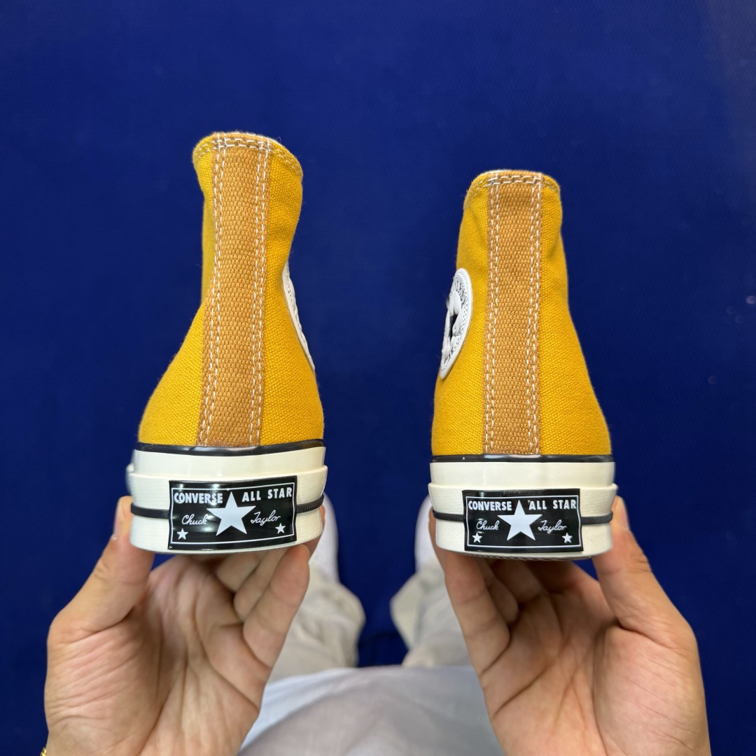 虎扑版‼️匡威黄色高帮！CConverse 匡威 Chuck 70 1970S 帆布休闲板鞋行业一线头部